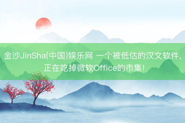 金沙JinSha(中国)娱乐网 一个被低估的汉文软件， 正在吃掉微软Office的市集!