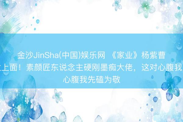 金沙JinSha(中国)娱乐网 《家业》杨紫曹磊飙戏太上面！素颜匠东说念主硬刚墨痴大佬，这对心腹我先磕为敬
