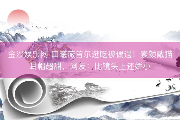 金沙娱乐网 田曦薇首尔逛吃被偶遇！素颜戴猫耳帽超甜，网友：比镜头上还娇小